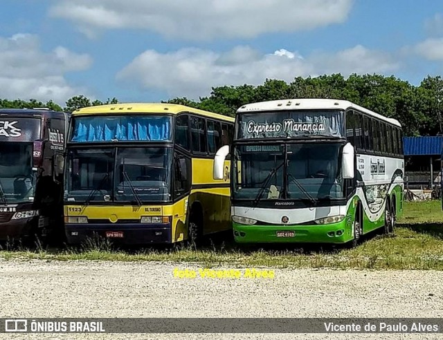 Expresso Manancial 6760 na cidade de Aparecida, São Paulo, Brasil, por Vicente de Paulo Alves. ID da foto: 7324554.