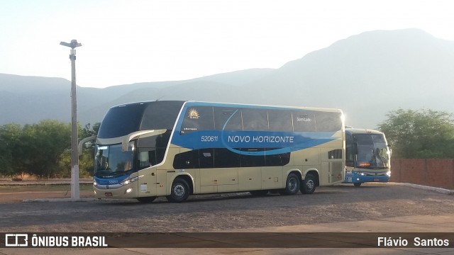 Viação Novo Horizonte 520611 na cidade de Livramento de Nossa Senhora, Bahia, Brasil, por Flávio  Santos. ID da foto: 7323943.