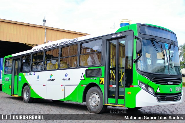 VB Transportes e Turismo 3302 na cidade de Campinas, São Paulo, Brasil, por Matheus Gabriel dos Santos. ID da foto: 7325571.