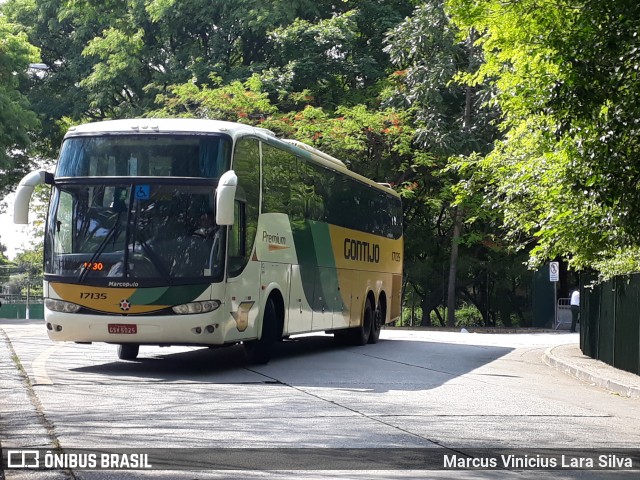 Empresa Gontijo de Transportes 17135 na cidade de São Paulo, São Paulo, Brasil, por Marcus Vinicius Lara Silva. ID da foto: 7325760.