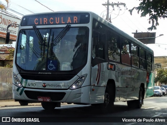 Expresso Unir 490 na cidade de Pedro Leopoldo, Minas Gerais, Brasil, por Vicente de Paulo Alves. ID da foto: 7324000.