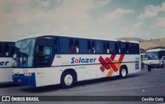 Solazer Transportes e Turismo 3059 na cidade de Aparecida, São Paulo, Brasil, por Cecilio Cais. Número da foto: #7324761.