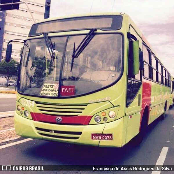 Viação Santana 02764 na cidade de Teresina, Piauí, Brasil, por Francisco de Assis Rodrigues da Silva. Número da foto: #7323259.
