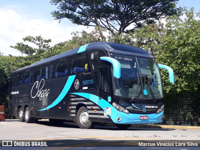 Empresa de Ônibus Nossa Senhora da Penha 52013 na cidade de São Paulo, São Paulo, Brasil, por Marcus Vinicius Lara Silva. ID da foto: 7325603.