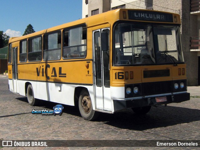 VICAL - Viação Caçapava Ltda. 16 na cidade de Caçapava do Sul, Rio Grande do Sul, Brasil, por Emerson Dorneles. Número da foto: #7323860.