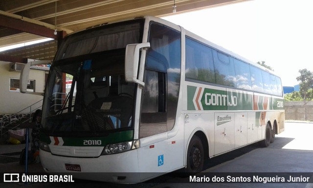 Empresa Gontijo de Transportes 20110 na cidade de Jacobina, Bahia, Brasil, por Mario dos Santos Nogueira Junior. ID da foto: 7328412.