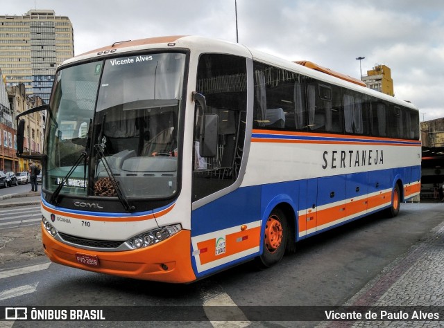 Viação Sertaneja 710 na cidade de Belo Horizonte, Minas Gerais, Brasil, por Vicente de Paulo Alves. ID da foto: 7329309.