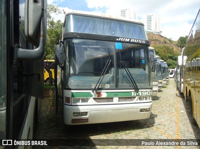 Empresa Gontijo de Transportes 11490 na cidade de Belo Horizonte, Minas Gerais, Brasil, por Paulo Alexandre da Silva. ID da foto: 7327438.