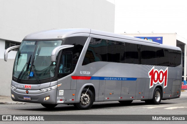 Auto Viação 1001 RJ 108.224 na cidade de Rio de Janeiro, Rio de Janeiro, Brasil, por Matheus Souza. Número da foto: #7329082.