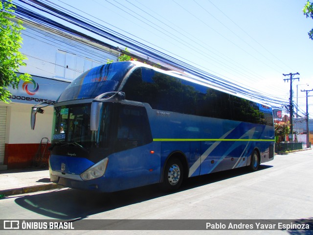 Tenobus DLJX42 na cidade de Santa Cruz, Colchagua, Libertador General Bernardo O'Higgins, Chile, por Pablo Andres Yavar Espinoza. Número da foto: #7328345.