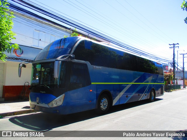 Tenobus DLJX42 na cidade de Santa Cruz, Colchagua, Libertador General Bernardo O'Higgins, Chile, por Pablo Andres Yavar Espinoza. ID da foto: 7328345.