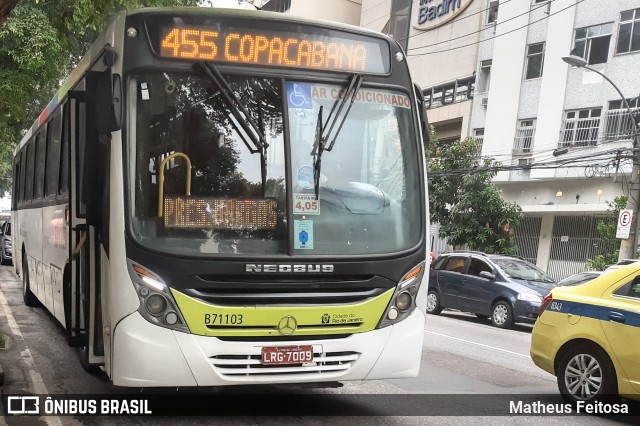 Viação Verdun B71103 na cidade de Rio de Janeiro, Rio de Janeiro, Brasil, por Matheus Feitosa . ID da foto: 7327143.