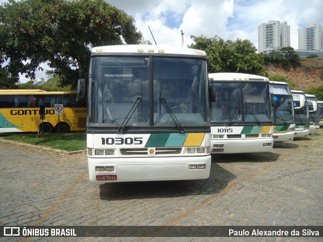 Empresa Gontijo de Transportes 10305 na cidade de Belo Horizonte, Minas Gerais, Brasil, por Paulo Alexandre da Silva. ID da foto: 7327431.