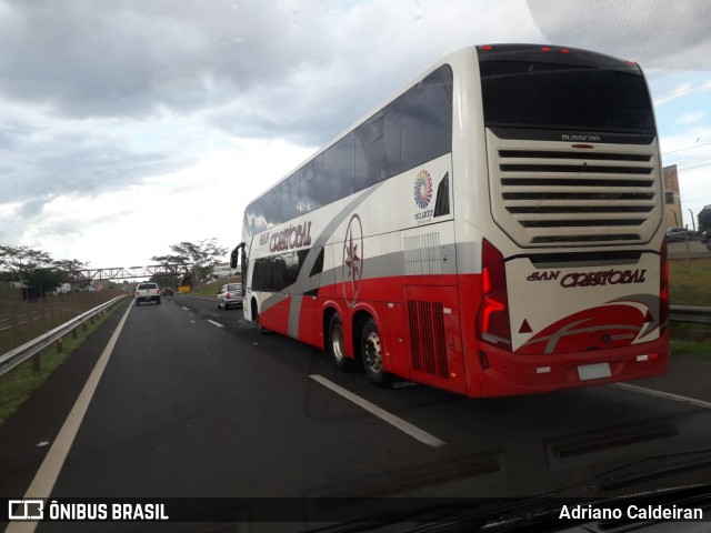 Transportes San Cristóbal VISSTA BUSS DD na cidade de Presidente Prudente, São Paulo, Brasil, por Adriano Caldeiran. ID da foto: 7328520.