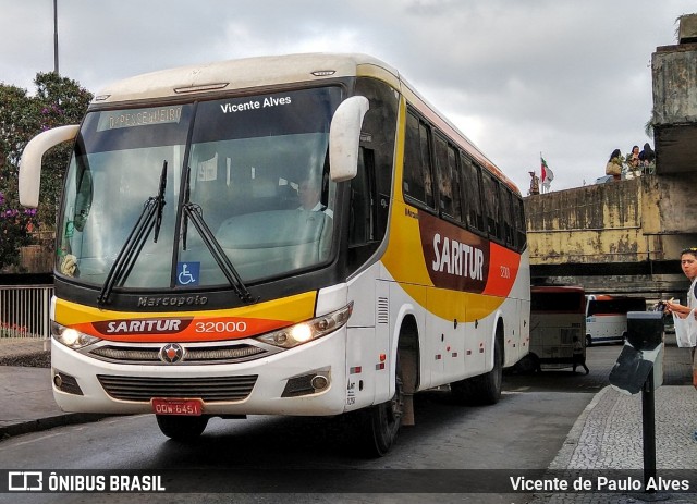 Saritur - Santa Rita Transporte Urbano e Rodoviário 32000 na cidade de Belo Horizonte, Minas Gerais, Brasil, por Vicente de Paulo Alves. ID da foto: 7329398.