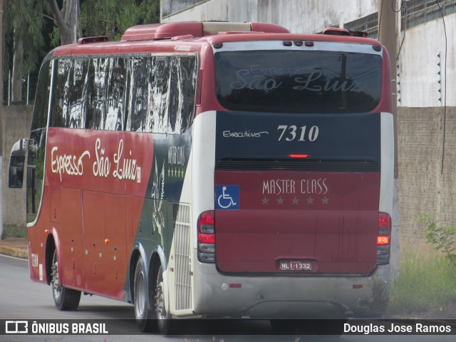 Expresso São Luiz 7310 na cidade de Cuiabá, Mato Grosso, Brasil, por Douglas Jose Ramos. ID da foto: 7328433.