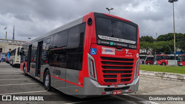 Express Transportes Urbanos Ltda 4 8335 na cidade de São Paulo, São Paulo, Brasil, por Gustavo Oliveira. ID da foto: 7331795.