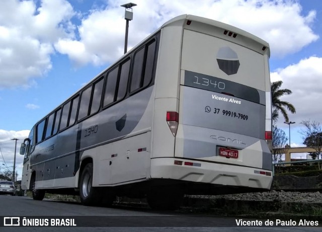 Ônibus Particulares 1340 na cidade de Carmo do Cajuru, Minas Gerais, Brasil, por Vicente de Paulo Alves. Número da foto: #7331949.