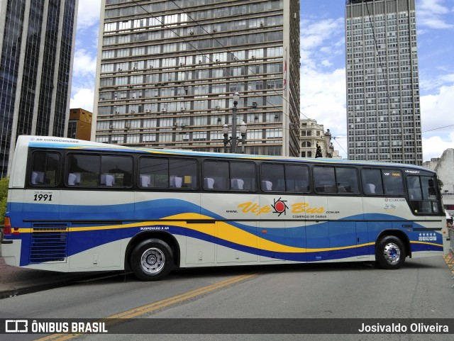 Vip Bus Comércio de Ônibus 1991 na cidade de São Paulo, São Paulo, Brasil, por Josivaldo Oliveira. Número da foto: #7330714.