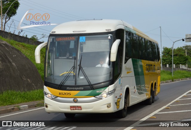 Empresa Gontijo de Transportes 18205 na cidade de Campinas, São Paulo, Brasil, por Jacy Emiliano. Número da foto: #7330858.