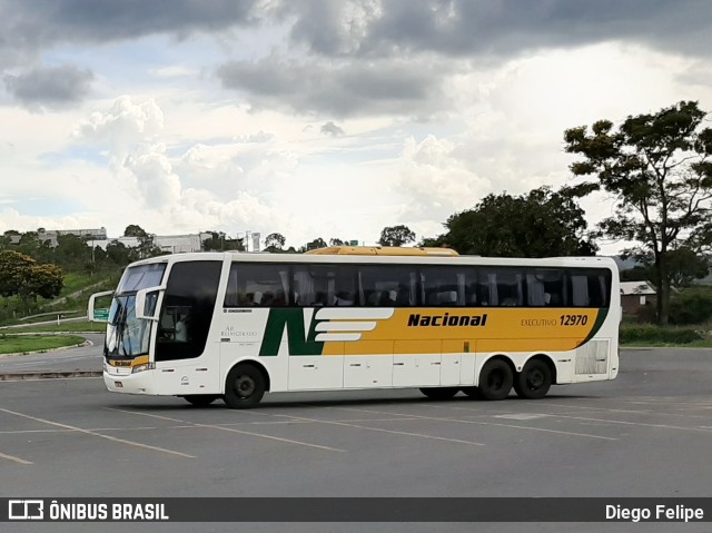 Viação Nacional 12970 na cidade de Formiga, Minas Gerais, Brasil, por Diego Felipe. ID da foto: 7329717.