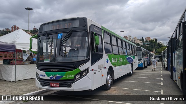 Ralip Transportes Rodoviários 3001 na cidade de São Paulo, São Paulo, Brasil, por Gustavo Oliveira. Número da foto: #7331801.