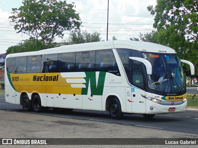 Viação Nacional 16105 na cidade de Teresina, Piauí, Brasil, por Lucas Gabriel. ID da foto: 7330515.