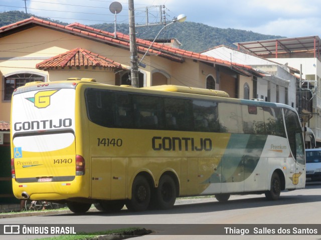 Empresa Gontijo de Transportes 14140 na cidade de Lambari, Minas Gerais, Brasil, por Thiago  Salles dos Santos. Número da foto: #7330866.