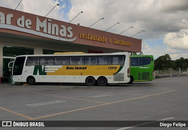 Viação Nacional 12970 na cidade de Formiga, Minas Gerais, Brasil, por Diego Felipe. Número da foto: #7329704.