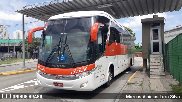 Viação Vale do Tietê 853 na cidade de São Paulo, São Paulo, Brasil, por Marcus Vinicius Lara Silva. ID da foto: 7331620.