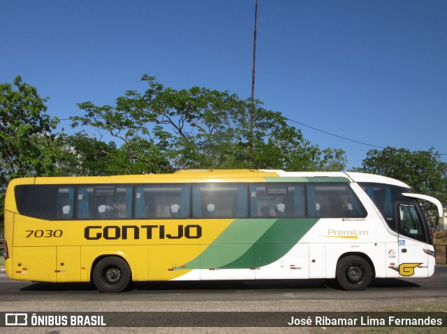 Empresa Gontijo de Transportes 7030 na cidade de Teresina, Piauí, Brasil, por José Ribamar Lima Fernandes. ID da foto: 7332896.