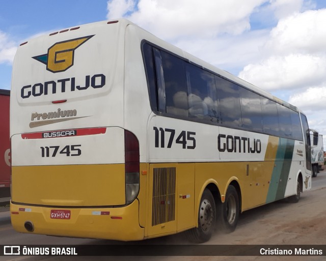 Empresa Gontijo de Transportes 11745 na cidade de Montes Claros, Minas Gerais, Brasil, por Cristiano Martins. Número da foto: #7329765.