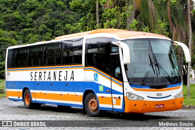 Viação Sertaneja 660 na cidade de Juiz de Fora, Minas Gerais, Brasil, por Matheus Souza. ID da foto: 7333028.