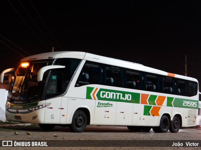 Empresa Gontijo de Transportes 21595 na cidade de Teresina, Piauí, Brasil, por João Victor. Número da foto: #7332805.