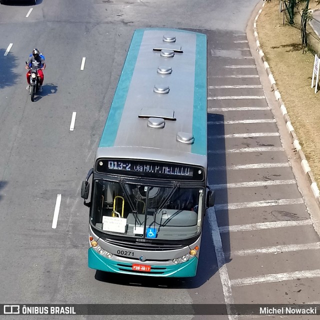 Auto Viação Urubupungá 00271 na cidade de Osasco, São Paulo, Brasil, por Michel Nowacki. Número da foto: #7332977.
