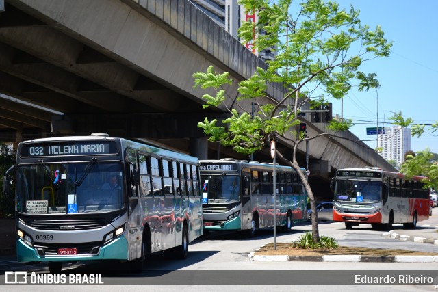 Auto Viação Urubupungá 00363 na cidade de Osasco, São Paulo, Brasil, por Eduardo Ribeiro. Número da foto: #7332931.