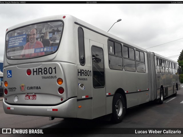 Auto Viação Redentor HR801 na cidade de Curitiba, Paraná, Brasil, por Lucas Weber Calizario. Número da foto: #7330716.
