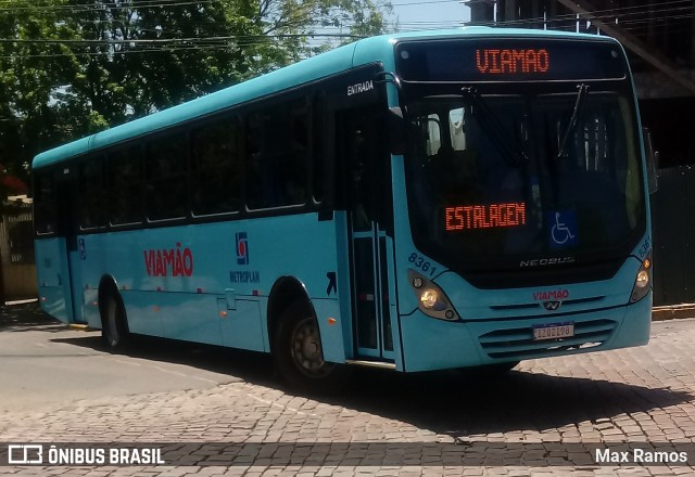 Empresa de Transporte Coletivo Viamão 8361 na cidade de Viamão, Rio Grande do Sul, Brasil, por Max Ramos. Número da foto: #7334089.