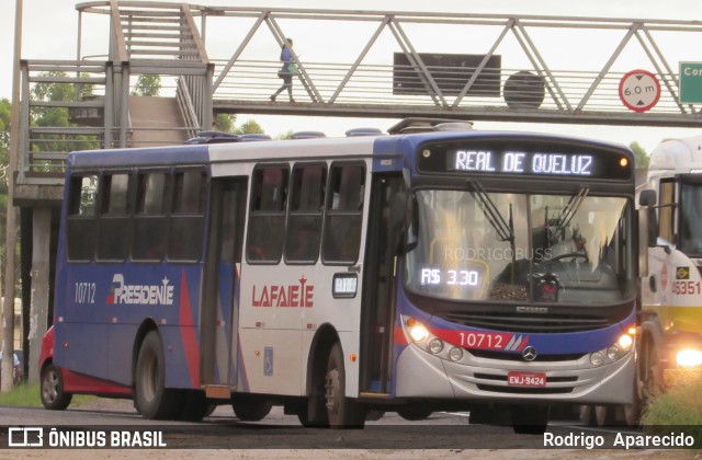 Viação Presidente Lafaiete 10712 na cidade de Conselheiro Lafaiete, Minas Gerais, Brasil, por Rodrigo  Aparecido. Número da foto: #7335306.
