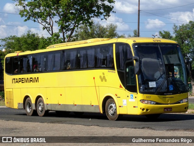 Viação Itapemirim 5017 na cidade de Teresina, Piauí, Brasil, por Guilherme Fernandes Rêgo. ID da foto: 7335079.