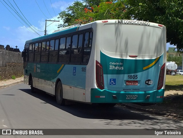 Transportes Urbanos São Miguel de Ilhéus 1805 na cidade de Ilhéus, Bahia, Brasil, por Igor Teixeira. Número da foto: #7333325.