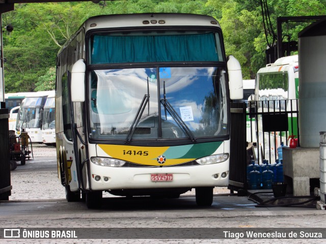 Empresa Gontijo de Transportes 14145 na cidade de Belo Horizonte, Minas Gerais, Brasil, por Tiago Wenceslau de Souza. ID da foto: 7335270.