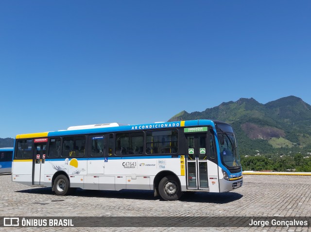 Viação Redentor C47643 na cidade de Rio de Janeiro, Rio de Janeiro, Brasil, por Jorge Gonçalves. ID da foto: 7334623.