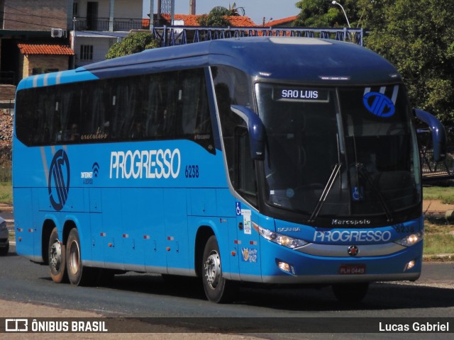 Auto Viação Progresso 6238 na cidade de Teresina, Piauí, Brasil, por Lucas Gabriel. ID da foto: 7334179.