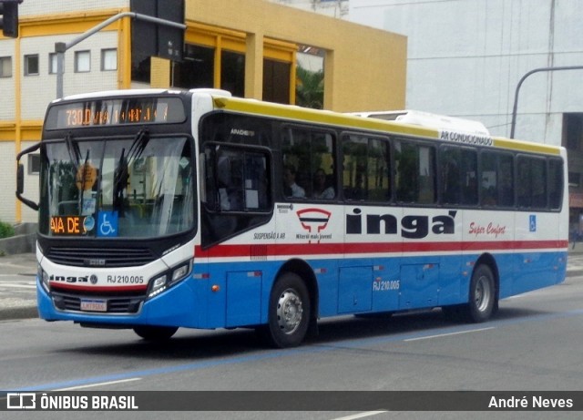 Auto Lotação Ingá RJ 210.005 na cidade de Rio de Janeiro, Rio de Janeiro, Brasil, por André Neves . Número da foto: #7334313.