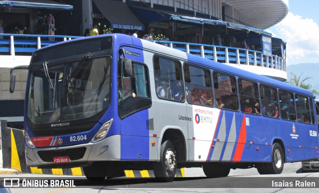 Litorânea Transportes Coletivos 82.604 na cidade de Aparecida, São Paulo, Brasil, por Isaias Ralen. ID da foto: 7337830.