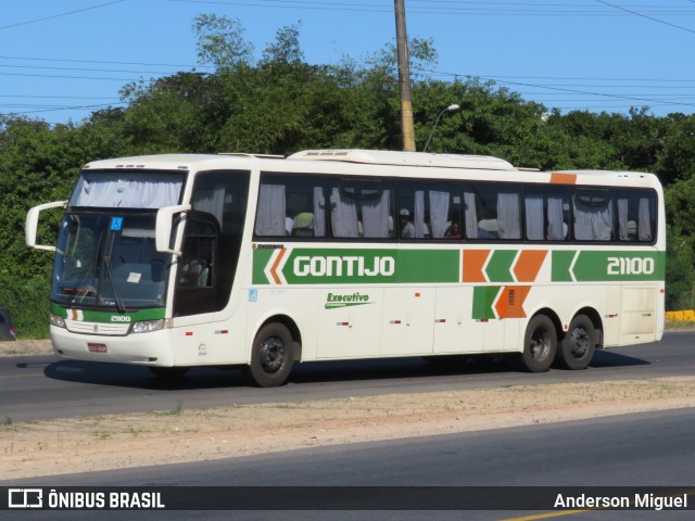 Empresa Gontijo de Transportes 21100 na cidade de Recife, Pernambuco, Brasil, por Anderson Miguel. ID da foto: 7338230.