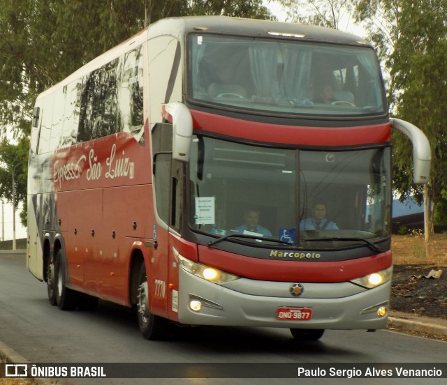Expresso São Luiz 7770 na cidade de Cuiabá, Mato Grosso, Brasil, por Paulo Sergio Alves Venancio. Número da foto: #7336762.