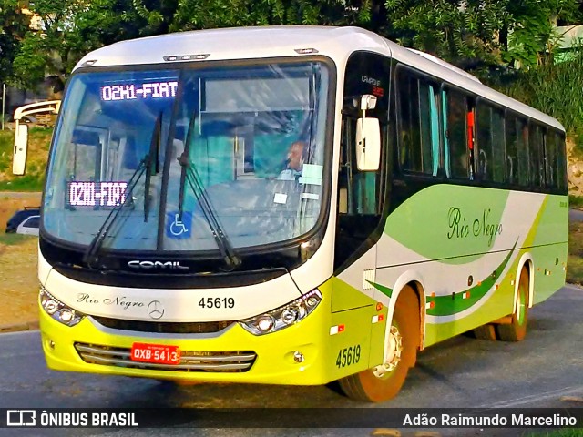 Rio Negro Fretamento e Turismo 45619 na cidade de Belo Horizonte, Minas Gerais, Brasil, por Adão Raimundo Marcelino. Número da foto: #7337871.