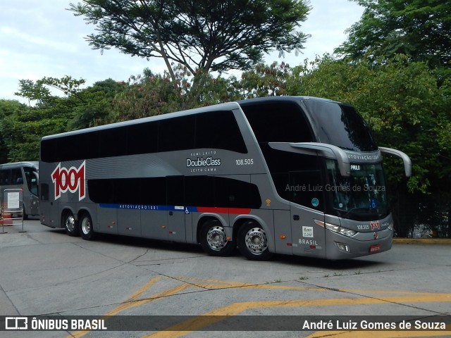 Auto Viação 1001 108.505 na cidade de São Paulo, São Paulo, Brasil, por André Luiz Gomes de Souza. ID da foto: 7337577.